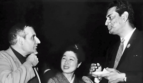 ব্রিটিশ নির্দেশক লিন্ডসে অ্যান্ডারসন ও চলচ্চিত্র প্রযোজক ও পরিবেশক কাশিকো কাওয়াকিতার সঙ্গে