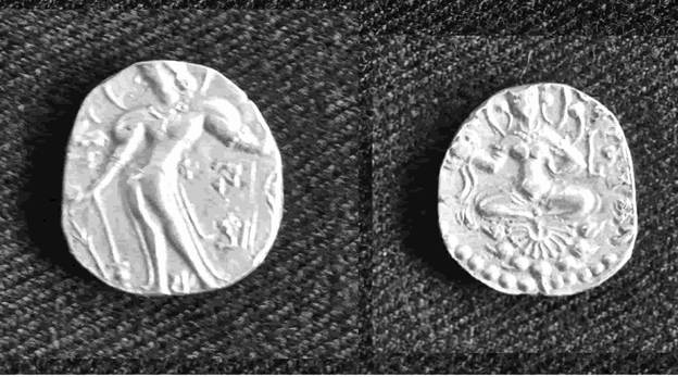 রাজা সমাচারদেবের মুদ্রার উভয়পার্শ্ব