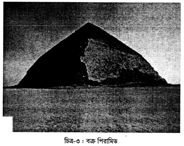 চিত্র-৩ : বক্র পিরামিড 