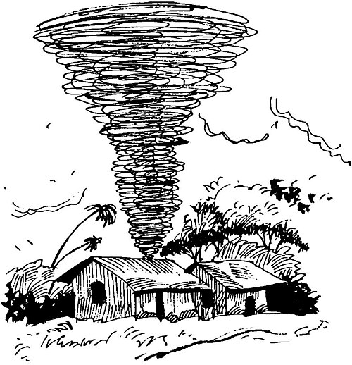 কলাসীমায় ঝড়ের প্রকৃতি কেমন ছিল