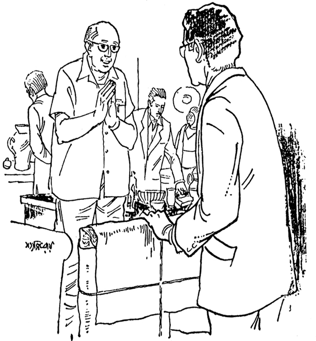 সহদেববাবুর পোট্রেট