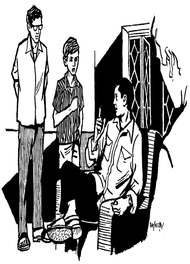 ভদ্রলোক চুপ করলেন।