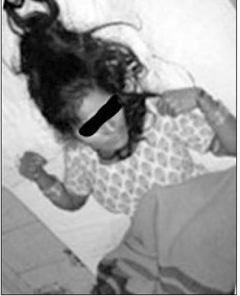 খুনের পর উদ্ধার করা মৃতদেহ