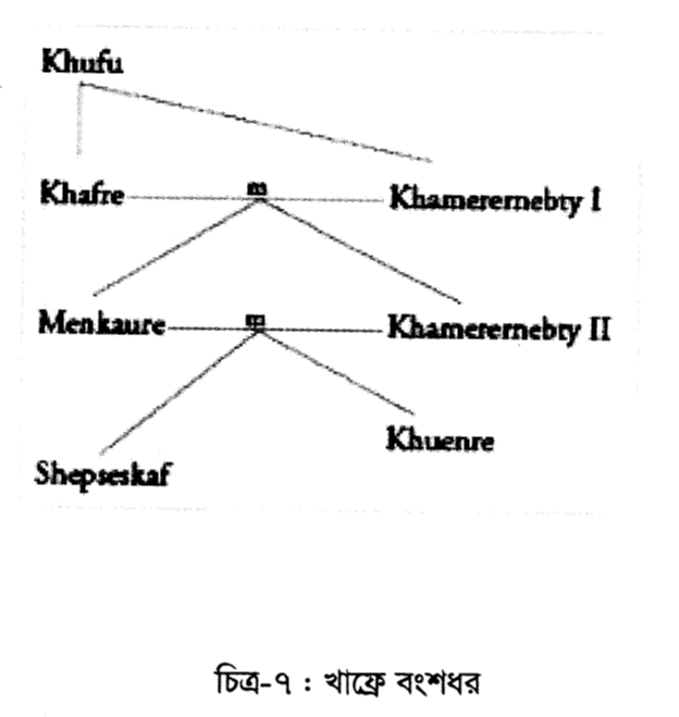চিত্র-৭ : খাফ্রে বংশধর 